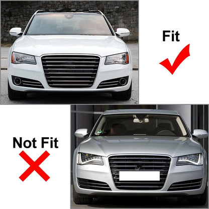 Front Bumper Grille Fog Light Cover Fit For Audi A8 D4 2011-2014 Right Side