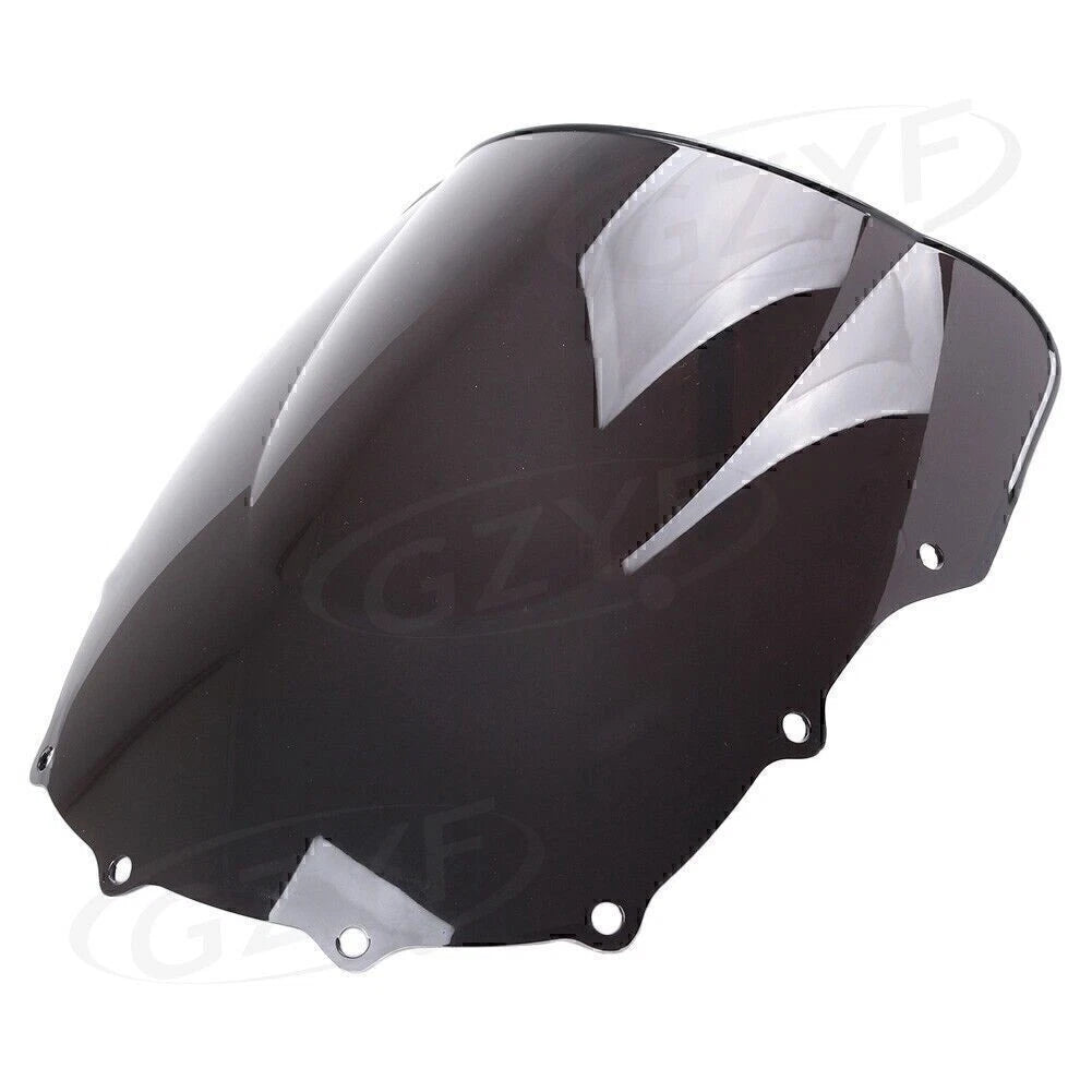 Double Bubble Windscreen Smoke Motorcycle For Kawasaki ZZR400/600 1993-2007