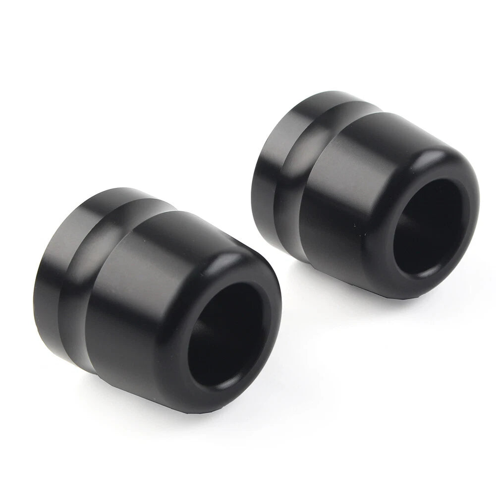 CNC Handlebar Grips Bar End Slider Caps For BMW S1000RR HP4 S1000R F800R Black