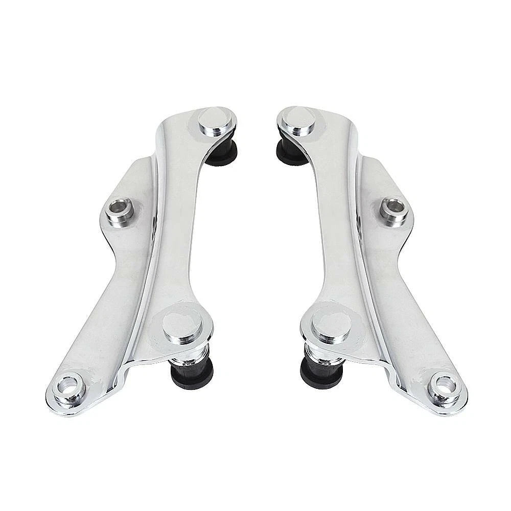 4-Point Chrome Docking Hardware Kit For Harley Touring Road King Glide 14-2020