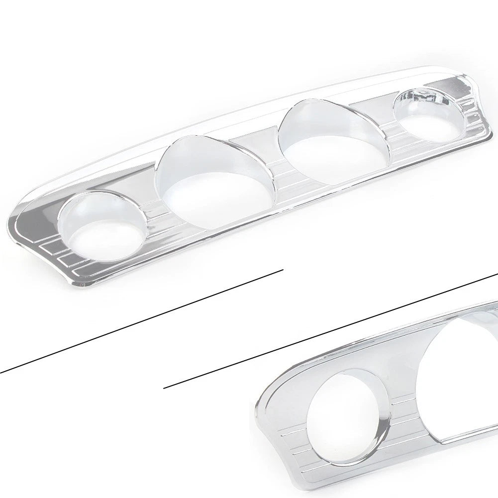Tri Line Gauge Trim Cover for Harley Touring Electra Street Glide Ultra 2014-23