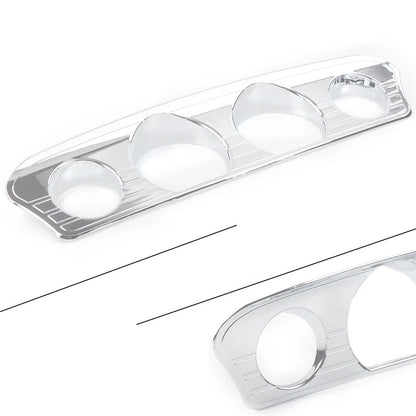Tri Line Gauge Trim Cover for Harley Touring Electra Street Glide Ultra 2014-23