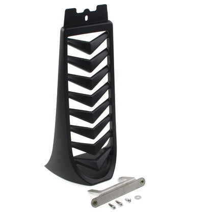 Chin Fairing Spoiler Lower Radiator Cover For Harley Breakout Softail Matt Black
