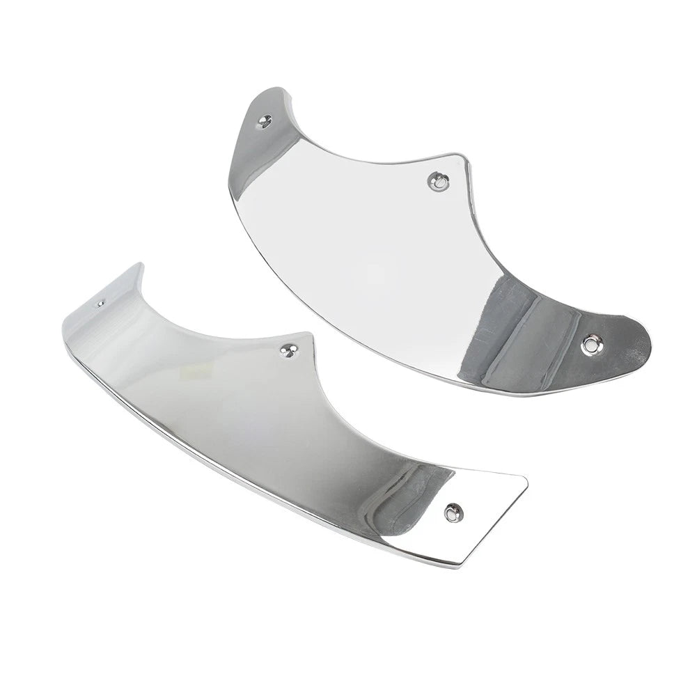 Front Rear Mudguard Tip Edge Trim Chrome For Harley Fat Boy FLSTF 89-06