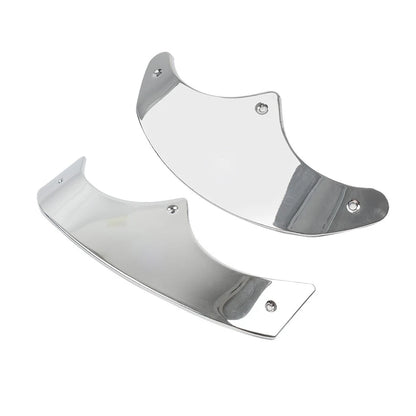 Front Rear Mudguard Tip Edge Trim Chrome For Harley Fat Boy FLSTF 89-06