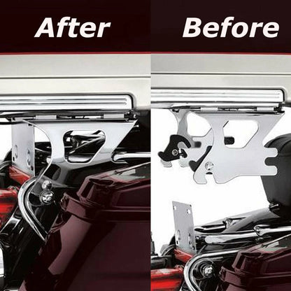 Detachable Tour Pack Pak Luggage Rack Trunk Bracket For Harley Touring 97-08