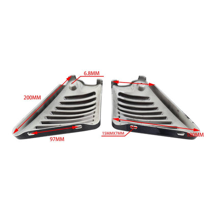 Airbox Neck Side Air Intake Cover For Harley V-Rod Muscle VRSCF 2009-2017 Chrome