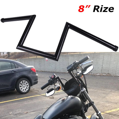Motorcycle 1" Handlebars 8" Rise Z-Bars Ape Hanger For Harley Sportster 1200 883