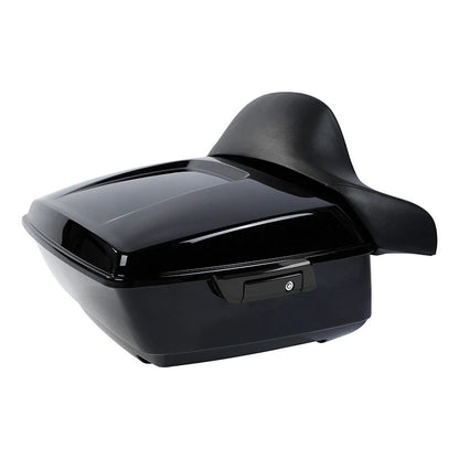 Black King Trunk Pad Mount Rack Fit For Harley Touring Electra Road Glide 14-26