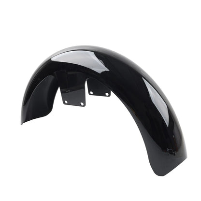 19" Wheel Wrap Black Front Mudguard ABS For Harley Touring Road Street Glide