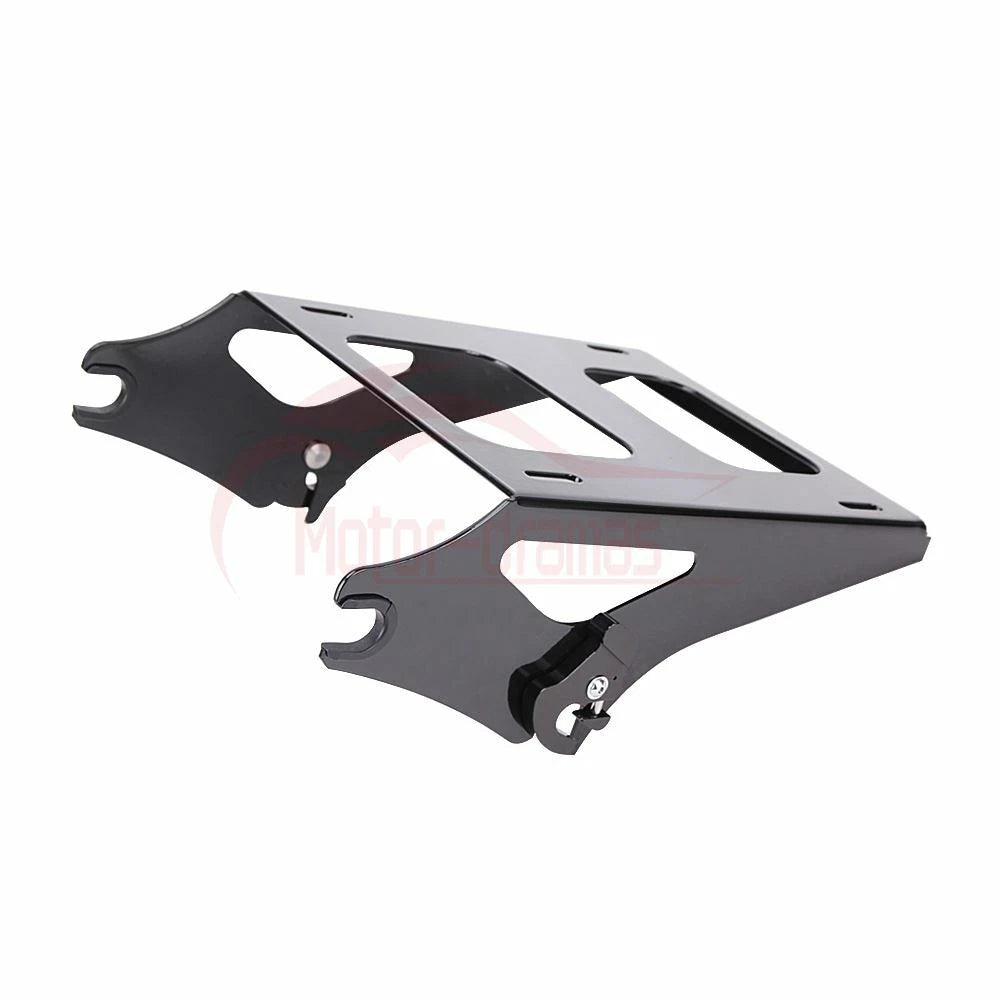 Two Up Tour Pack Mount Luggage Rack + Docking Kit For Harley Touring 2014-2023
