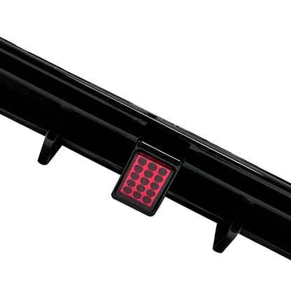 Glossy Black Rear Bumper Protector Spoiler Lip For VW Golf 7 Standard GTD 14-17