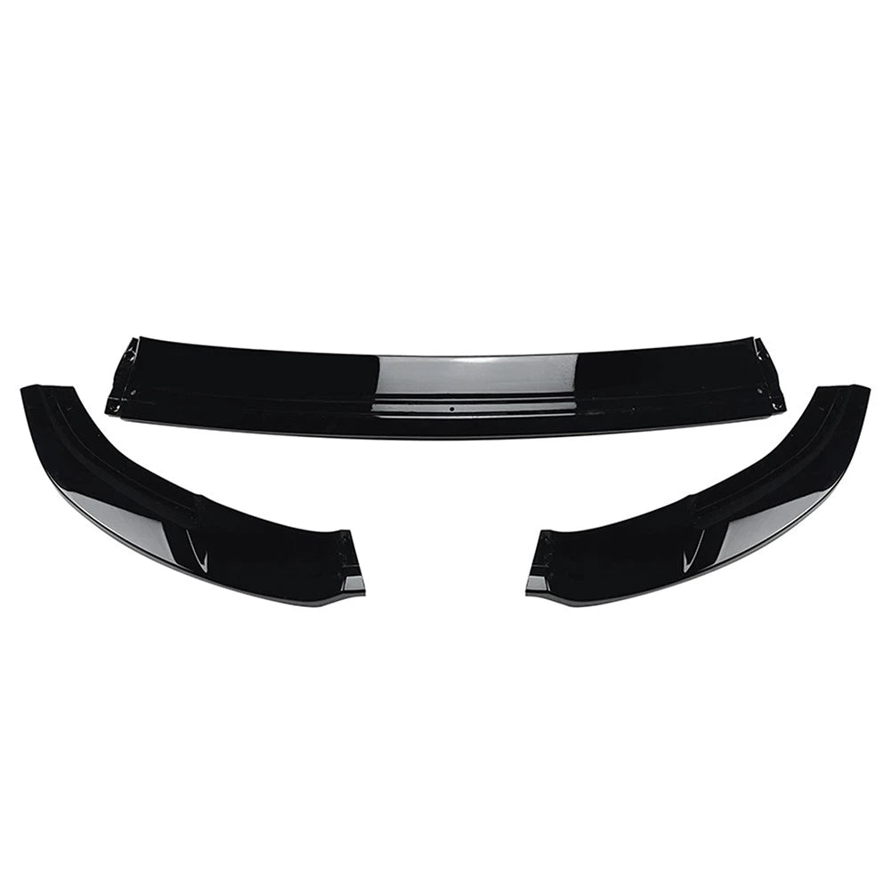 Front Bumper Splitter Spoiler Lip For Volkswagen Golf MK7 R R-Line 2014-2020