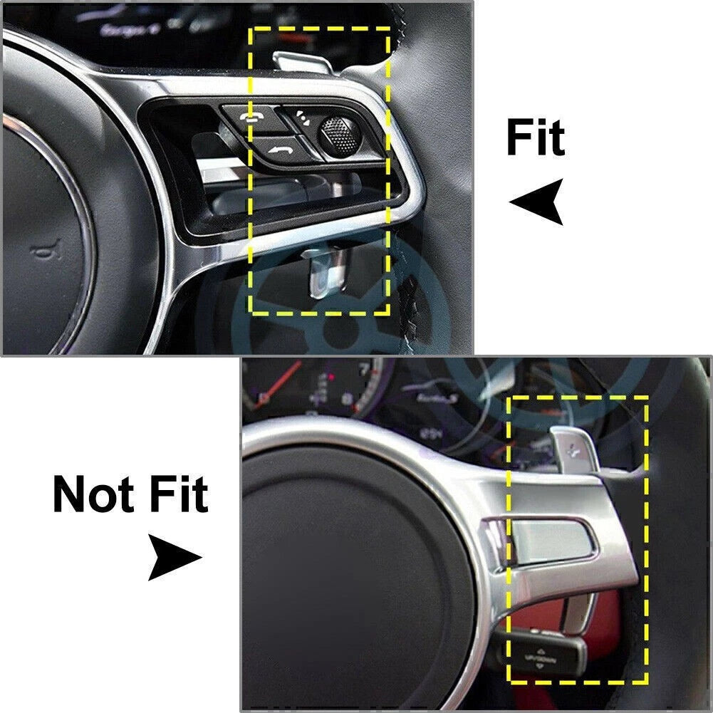 Real Carbon Fiber Steering Wheel Shift Paddle Extension For Porsche 911 991 718