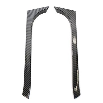 2pcs Rear Window Side Spoiler Canard Splitter Trim For VW Golf 6 Mk6 2009-13