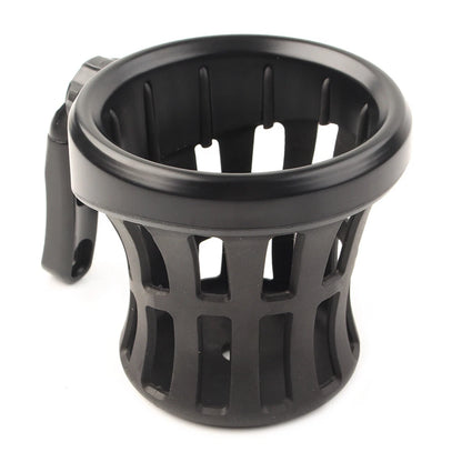 Handlebar Cup Holder Drink W/ Mesh Basket Mount Universal Fit Harley Motorcycle