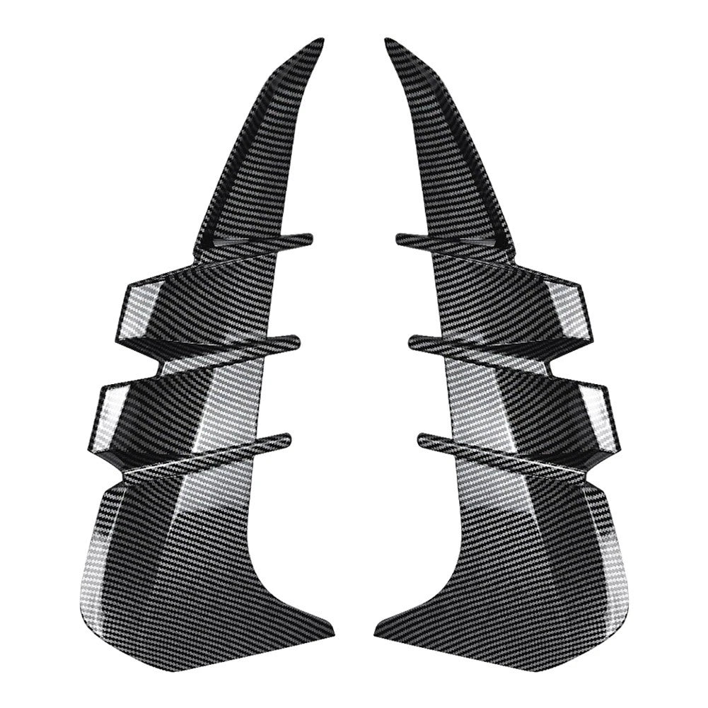 Side Fender Vent Air Wing Cover For Subaru BRZ For Toyota GR86 22-24 Carbon Blk