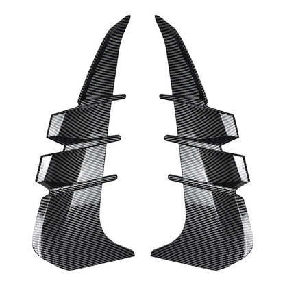 Side Fender Vent Air Wing Cover For Subaru BRZ For Toyota GR86 22-24 Carbon Blk