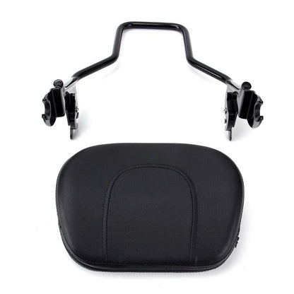Detachable Backrest Sissy Bar & Pad For Harley Electra Street Road Glide 09-23