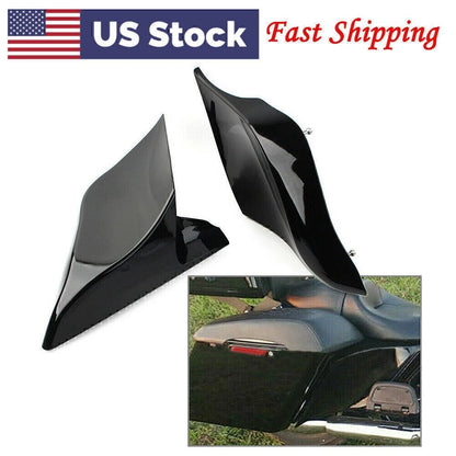 Stretched Side Cover Extended Cap For Harley Touring Baggers 2009-2013 2012 2011