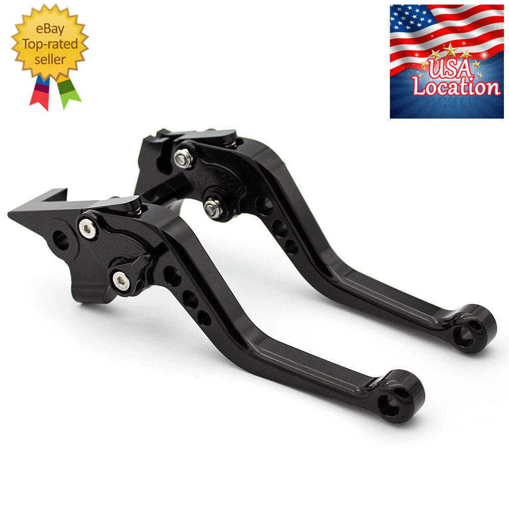 For Kawasaki NINJA 250R 2008-2012 2011 Brake Clutch Levers CNC Short Adjustable
