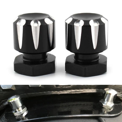 2Pcs Solo Mounting Nuts Bolts For Harley Road King Road Glide Softai Fat Boy US