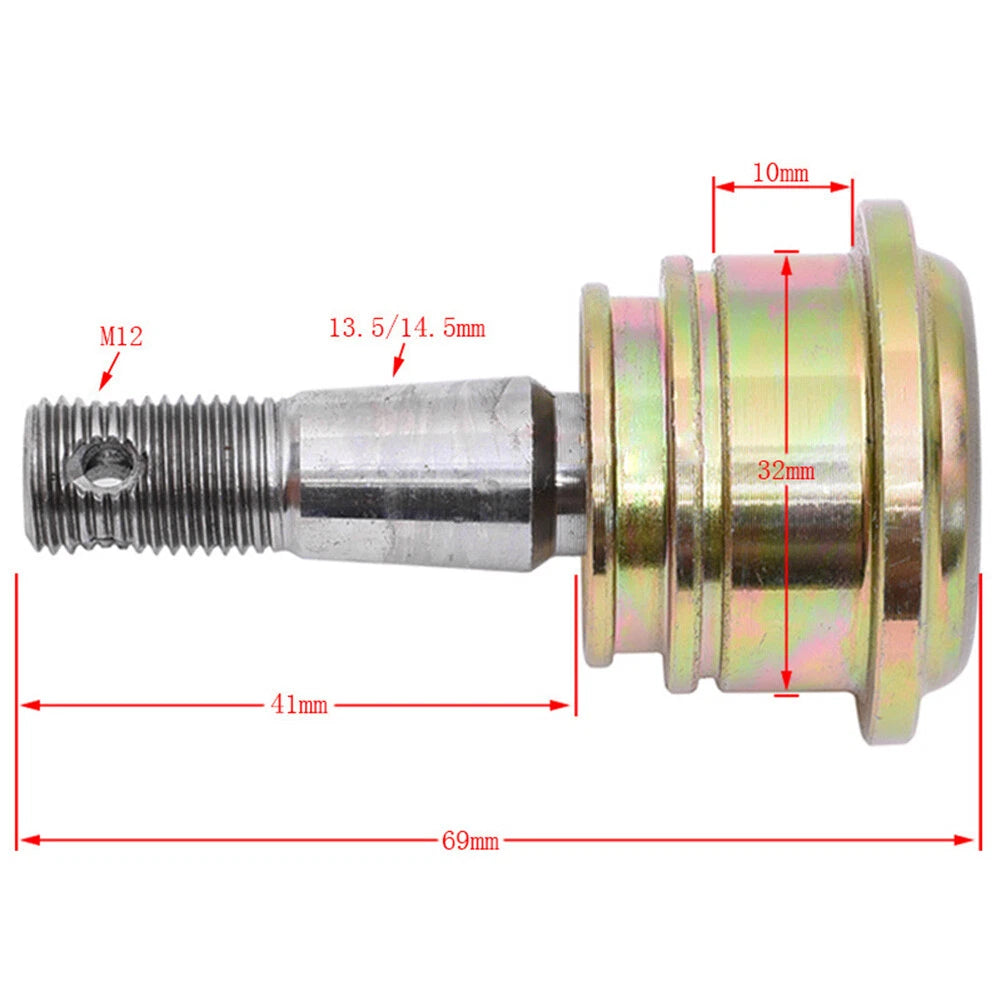 M12 32X10mm Ball joint Fit 50cc 70cc 90cc 110cc/125cc Quad Dirt Bike ATV Go Kart