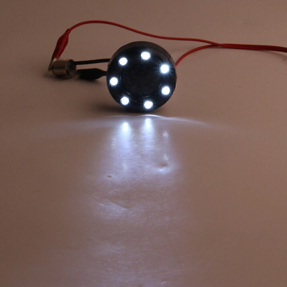 Fit Harley Softail Dyna LED Black Fire Ring Turn Signals Lights Bulbs Lamps