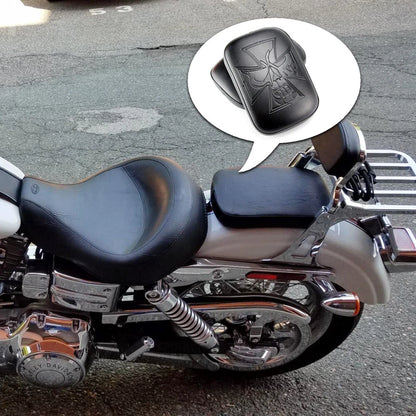 Skull Rear Pillion Back Seat 8 Suction Cups For Harley Chopper Sportster Softail