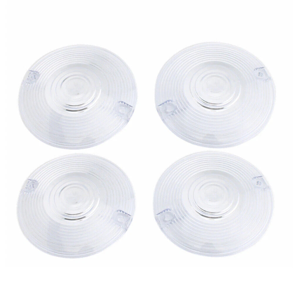 Turn Signal Light Indicator Cover for Harley Davidson Electra Glide Clear Lens