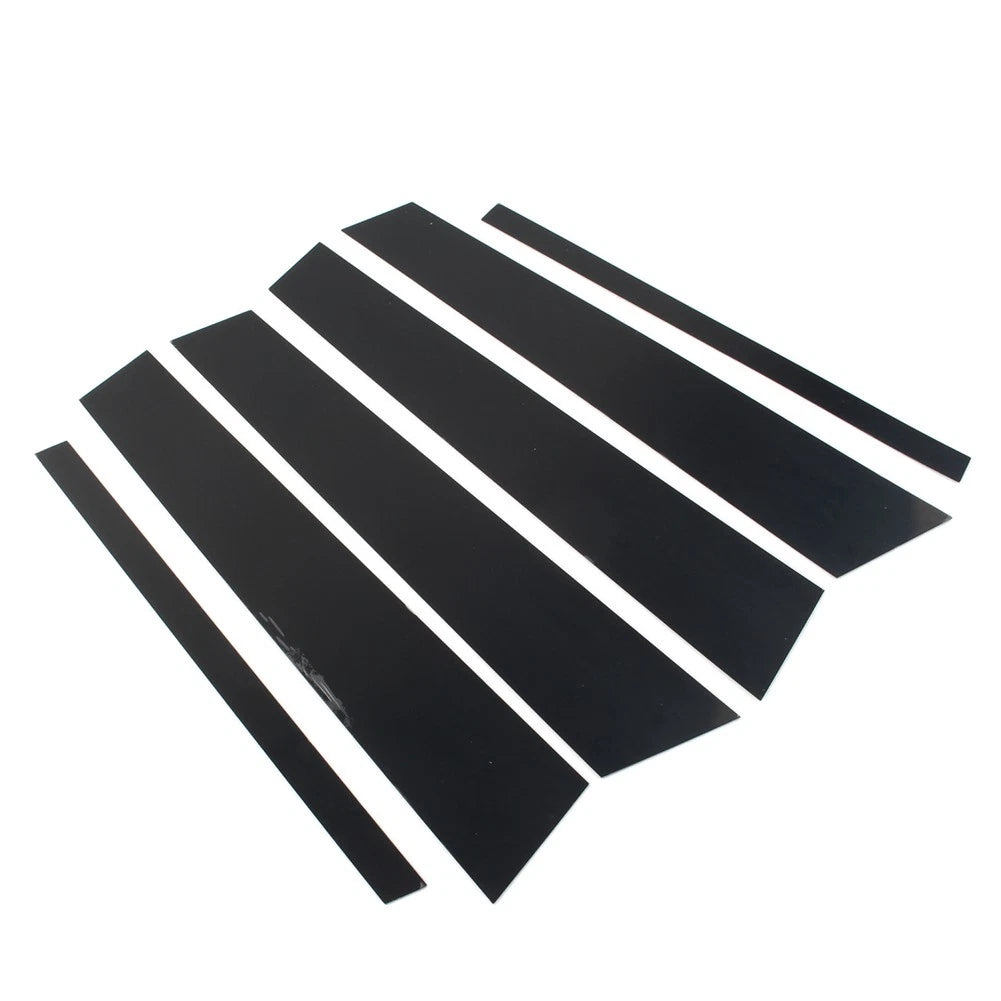 6 Pcs Door Window Trim Pillar Posts Decoration Cover For BMW X1 E84 2011-2015