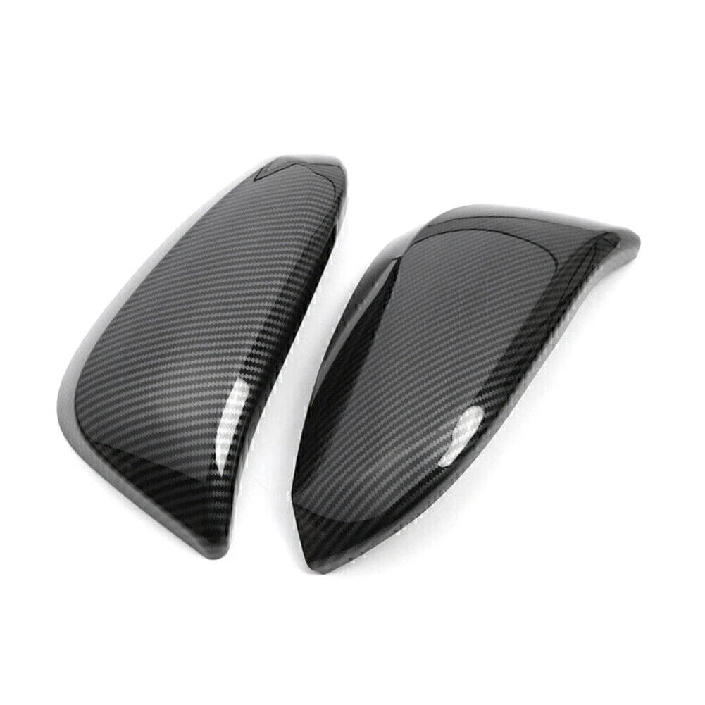 Fit Toyota Hilux Revo 2015 - 2022 Style Side Door Mirror Cover Trim Carbon Fiber