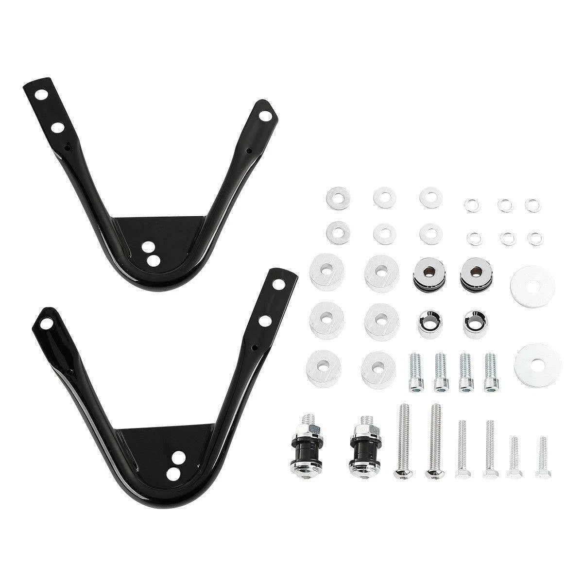 Quick Detachable Sissy Bar Pak Tour Mount Rack Docking For Harley Touring 97-08