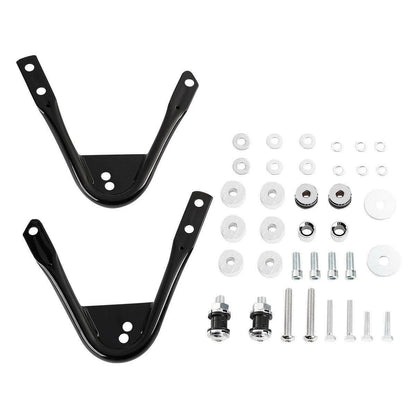 Quick Detachable Sissy Bar Pak Tour Mount Rack Docking For Harley Touring 97-08