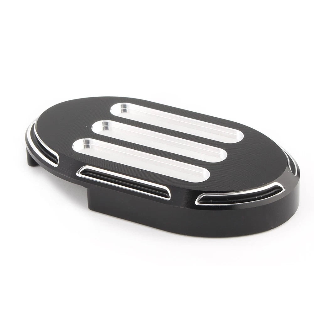 Black Aluminum Brake Pedal Pad Cover Footreats For Harley Sportster 883XL 1200XL