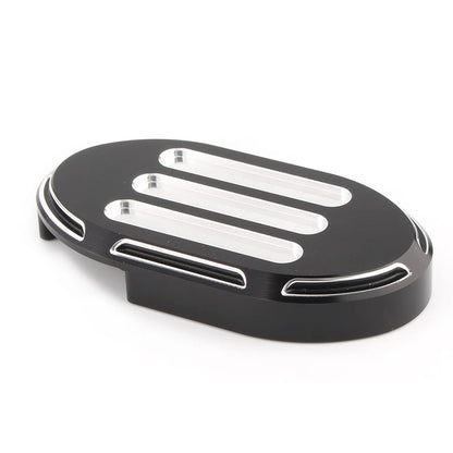 Black Aluminum Brake Pedal Pad Cover Footreats For Harley Sportster 883XL 1200XL