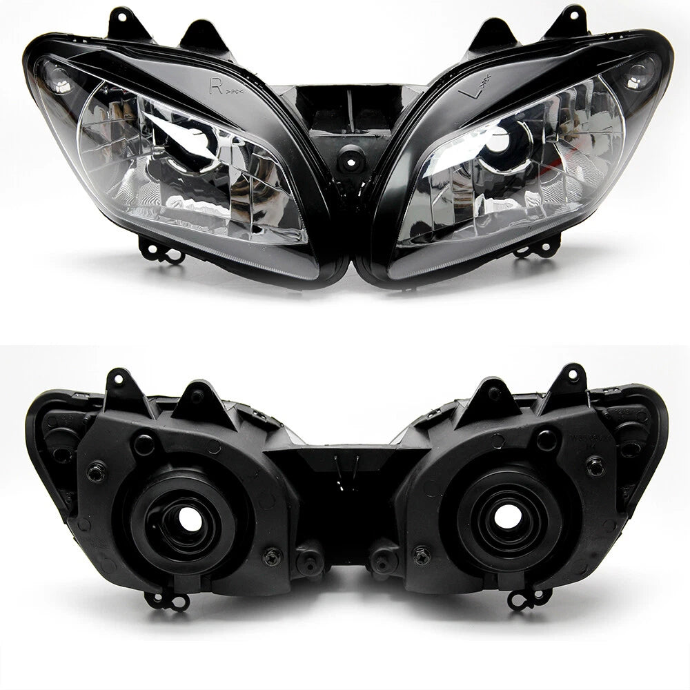 Left Right Headlight Headlamp Assembly For Yamaha YZF R1 YZF-R1 R1000 2002 2003
