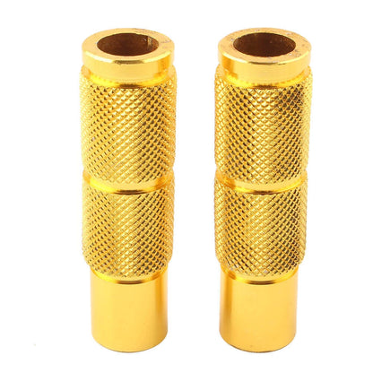 For Motorcycle  Pegs Footpegs Rear Set Pedals Racing Universal Yellow