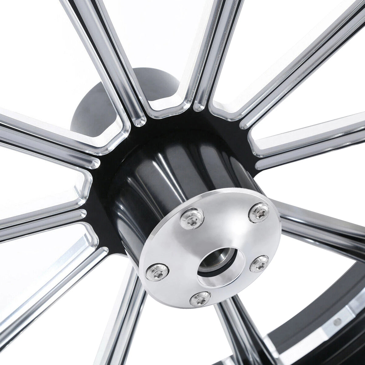 Front Wheel Hub Cap Cover Fit For Harley Touring Street Road Glide non ABS 08-Up