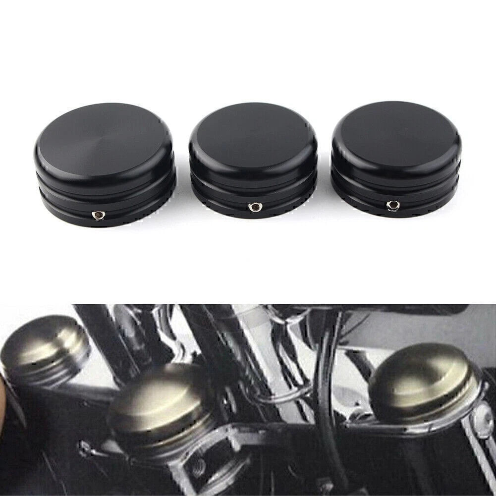 Motorcycle Upper Fork Stem Nut Cover for Harley  Sportster 883 Iron Low XL883L