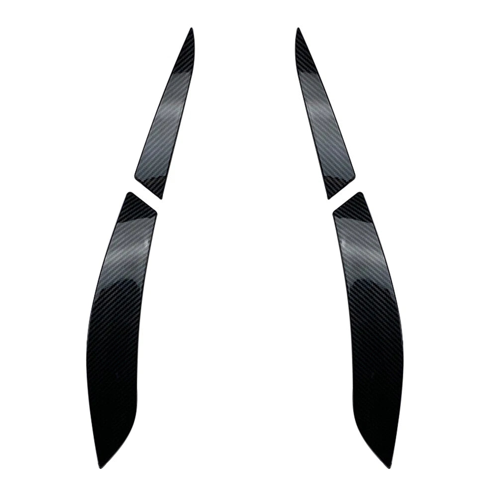 Rear Tail Light Lamp Eyelid Trim Cover Carbon Fiber For VW Golf 6 MK6 2008-2013