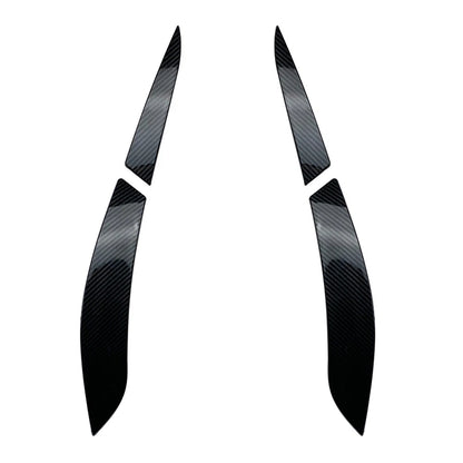 Rear Tail Light Lamp Eyelid Trim Cover Carbon Fiber For VW Golf 6 MK6 2008-2013