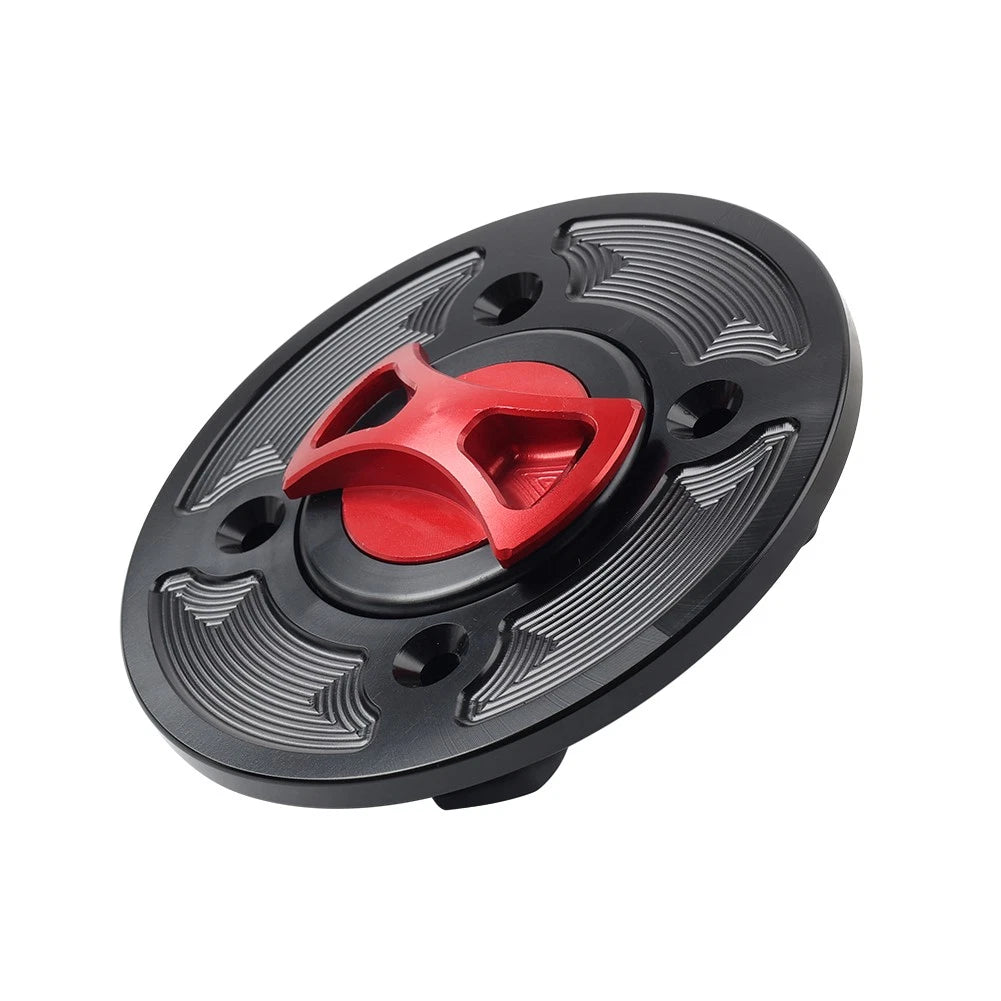 Gas Fuel Tank Cap Cover CNC Red For DUCATI Panigale V4/S/R 2018-2021