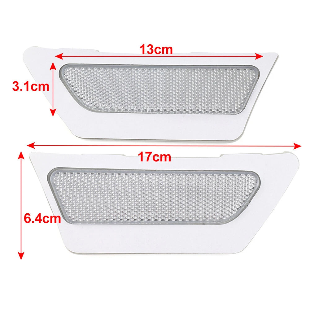Front Bumper Reflector Side Marker Light For Audi A4 B9 2017-2019 White Right