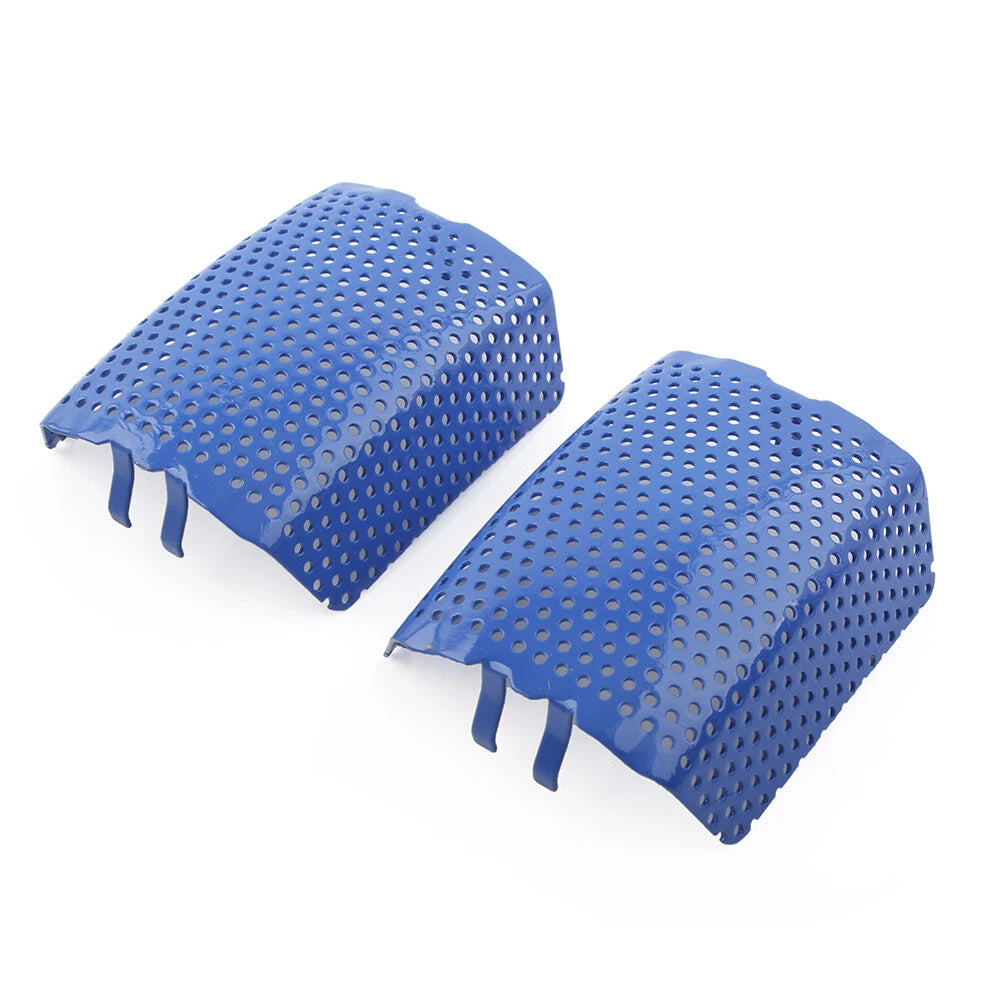2Pcs Front Caliper Screen Inserts Blue For Harley V-Rod & Touring 2006-2019 2018