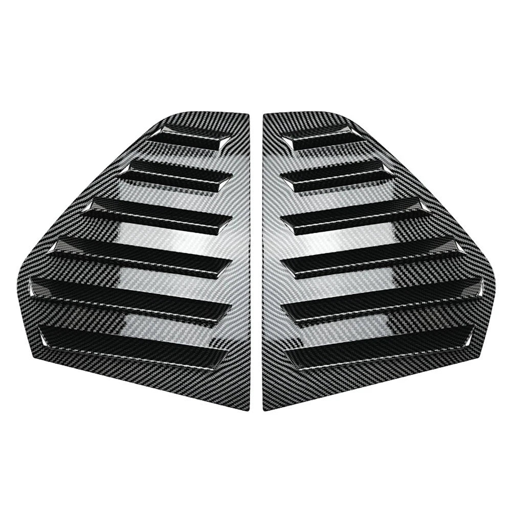 Rear Window Side Vent Shutter Louver Cover Trim For VW Golf 8 MK8 2020-2022 2021