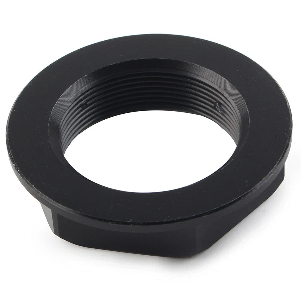 Triple Tree Stem Yoke Center Hole Nut for Universal Motorcycle Aluminum Black US