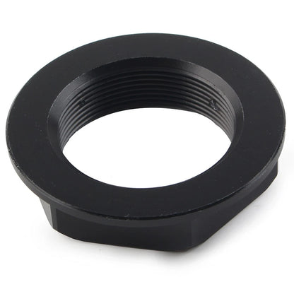 Triple Tree Stem Yoke Center Hole Nut for Universal Motorcycle Aluminum Black US