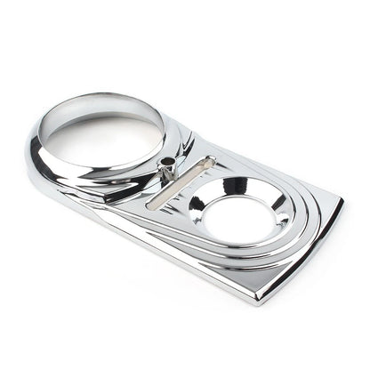 Chrome Dash Panel Insert Cover For Harley Dyna Wide Glide 93-03 Softail 2000-17
