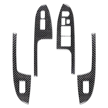 Carbon Fiber Window Lift Panel Switch Cover Trim For Honda Accord 2003-2007 US